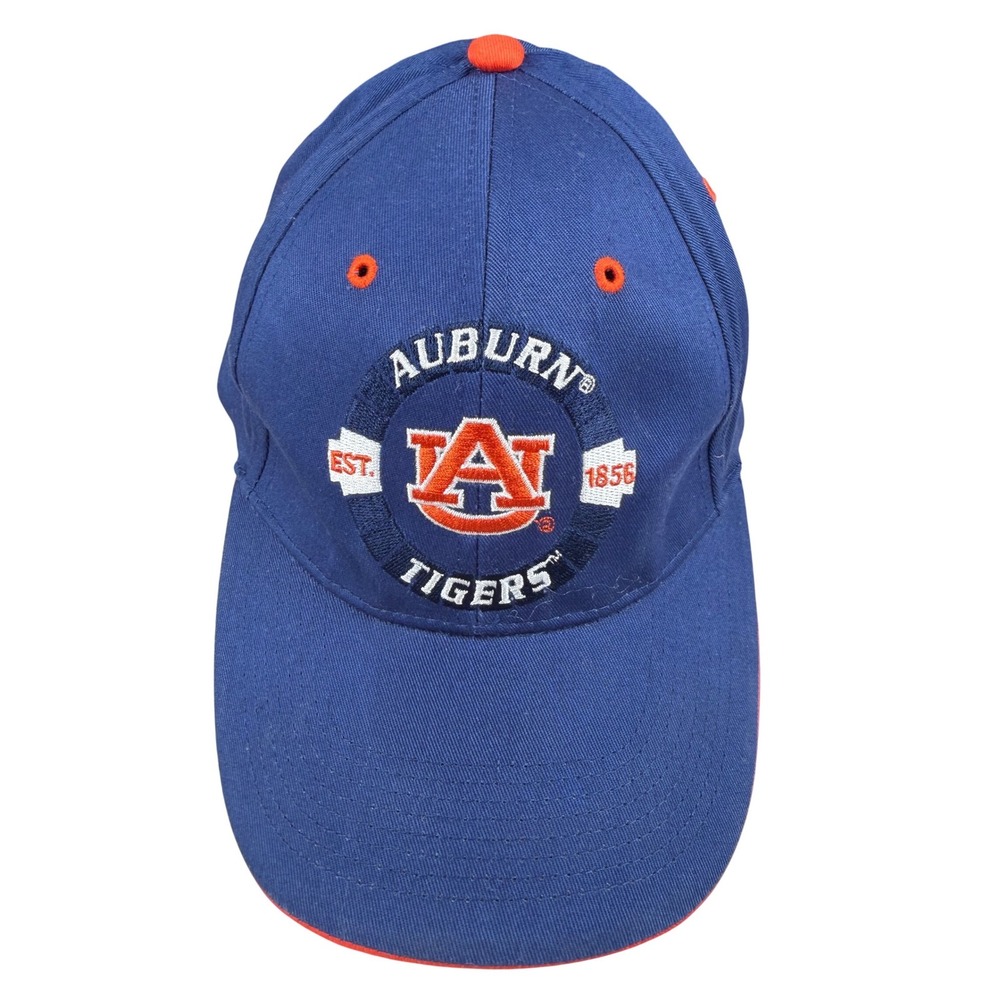 Auburn Tigers NCAA Collegiate Hat Blue‎ Orange Adjustable Baseball Cap